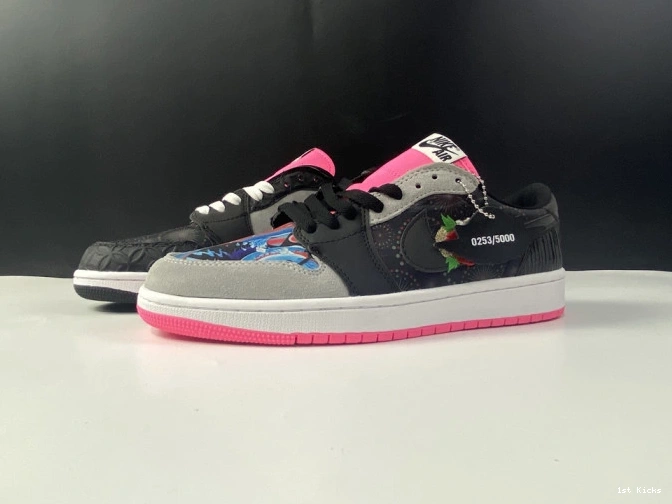 1st Kicks Shoes Low CW0418-006 Retro 1 Year (2020) Chinese Jordan New 0814